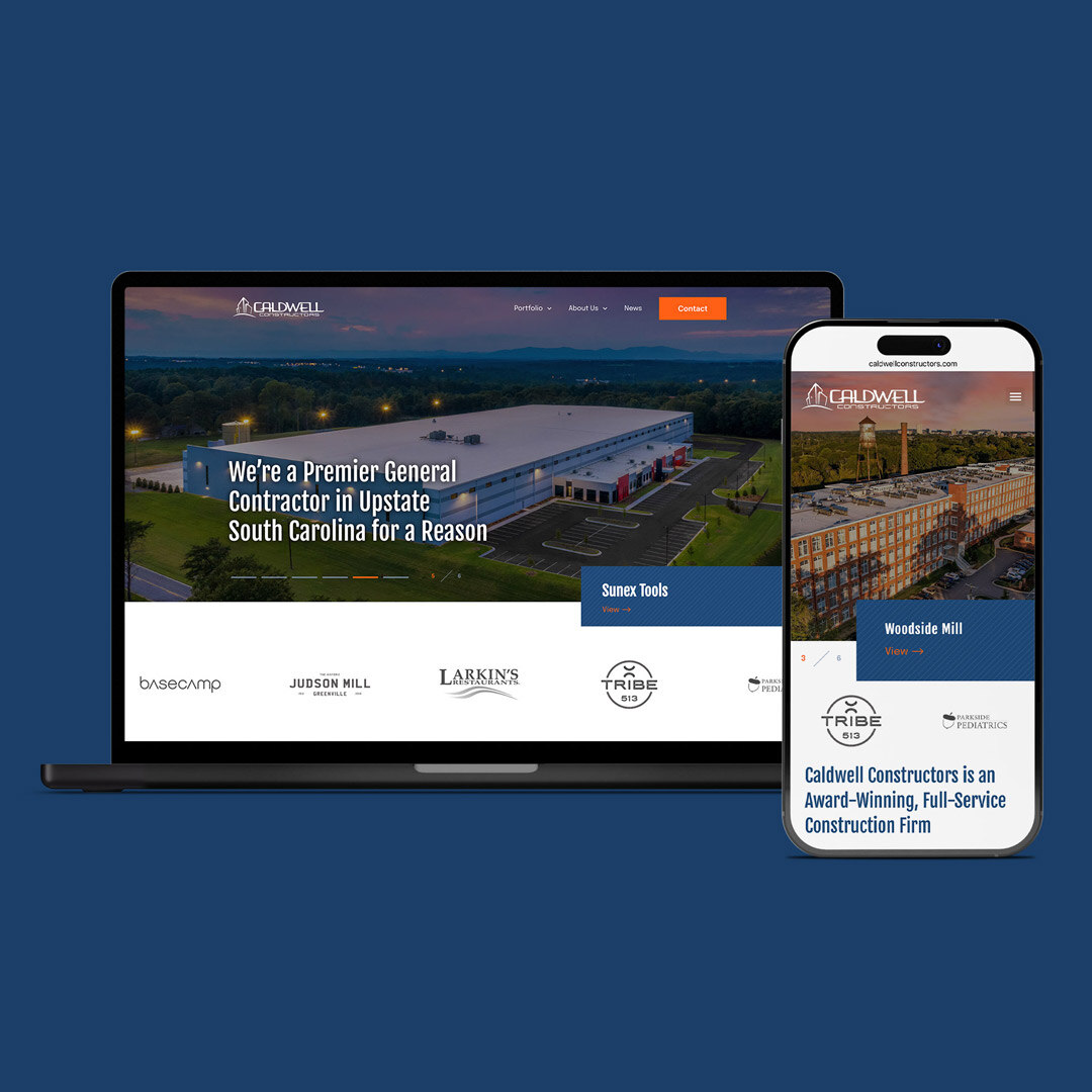 Caldwell Constructors Website Design
